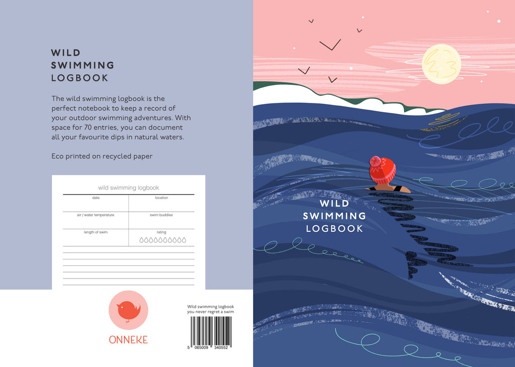 Wild swimming logbook - You never regret a swim cover