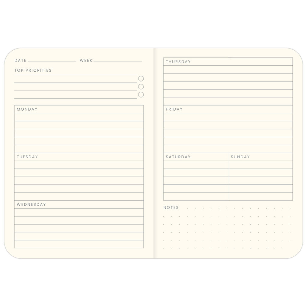 Colourology Undated Weekly Planner A6 - Strength