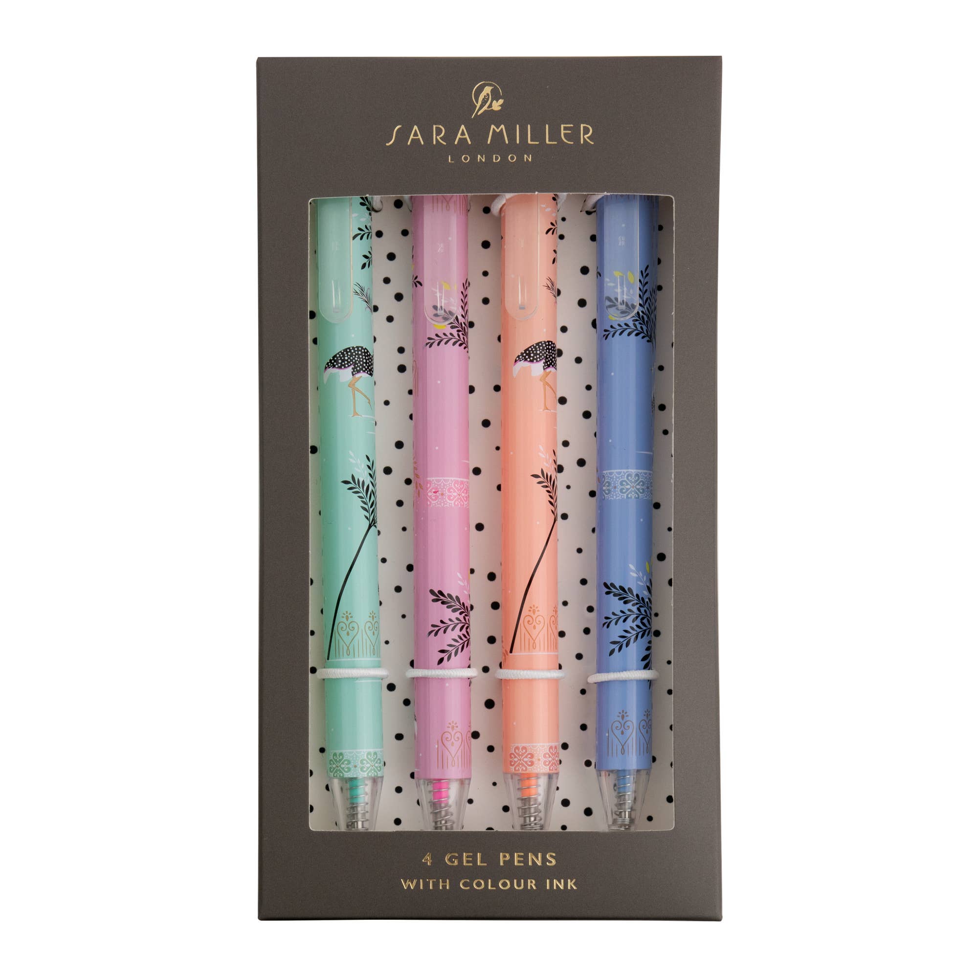 Sara Miller Savannah Set of 4 Gel Pens