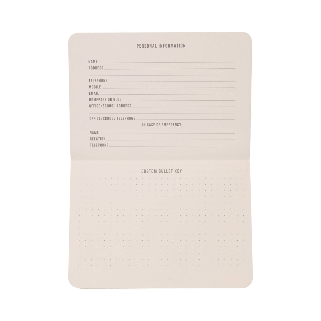Standard Issue Pocket Journal - Army Green + Chili