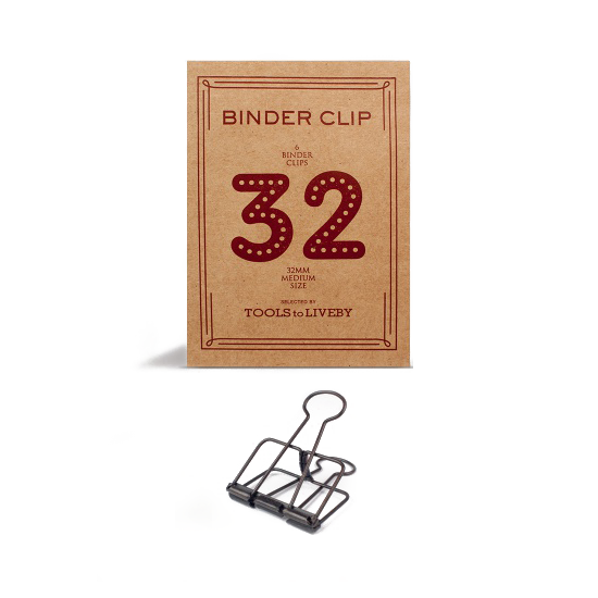 Tools to Live By - 32mm Paper Clips Gold
