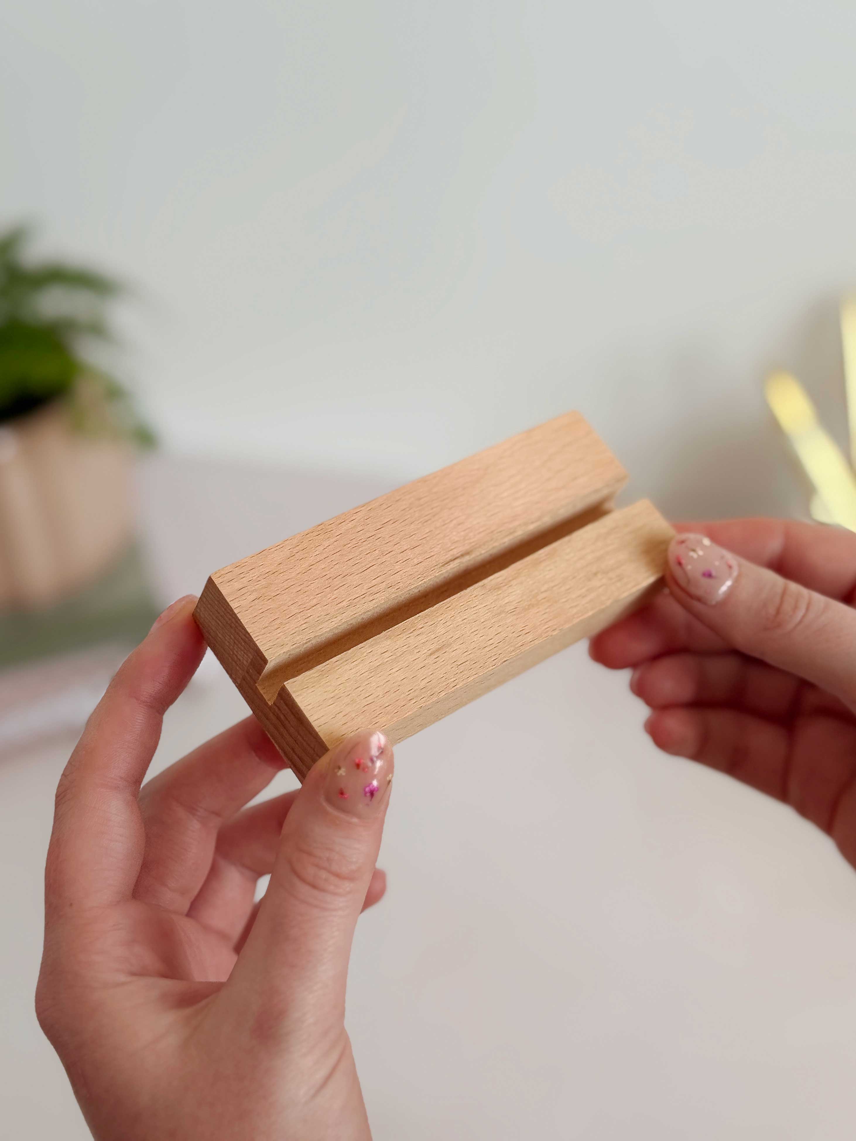 Multi Daily Habit Tracker Cards with Wooden Holder