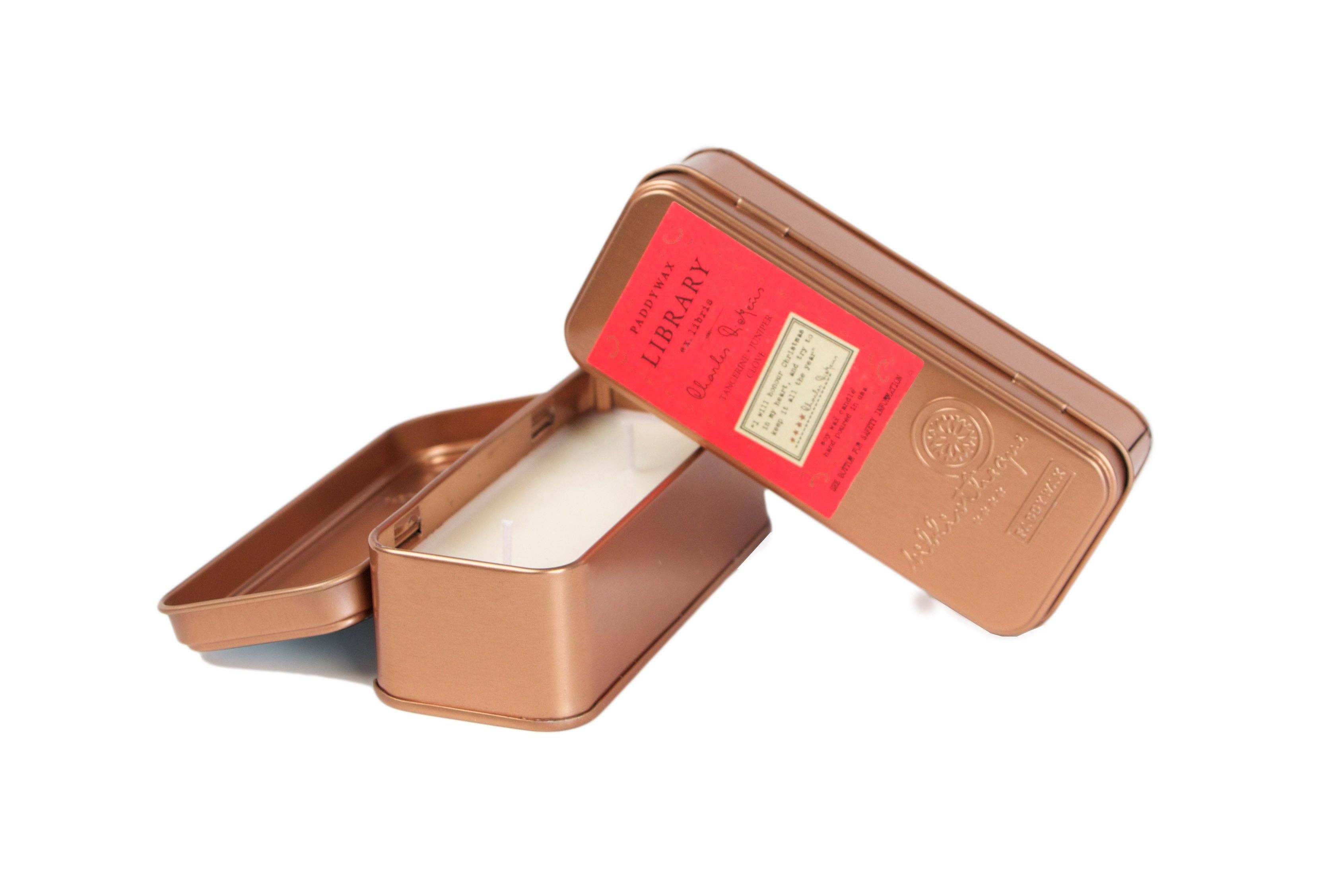 Library Two Wick Candle Travel Tin - Charles Dickens