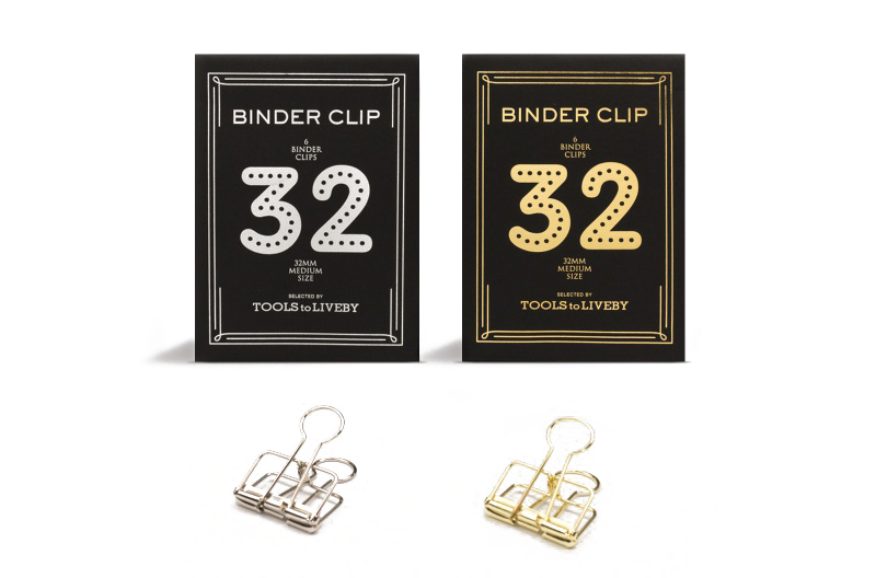 Tools to Live By - 32mm Paper Clips Gold
