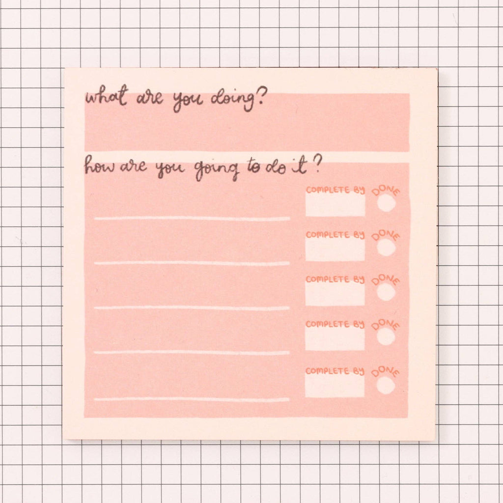 Memo pad - break it down