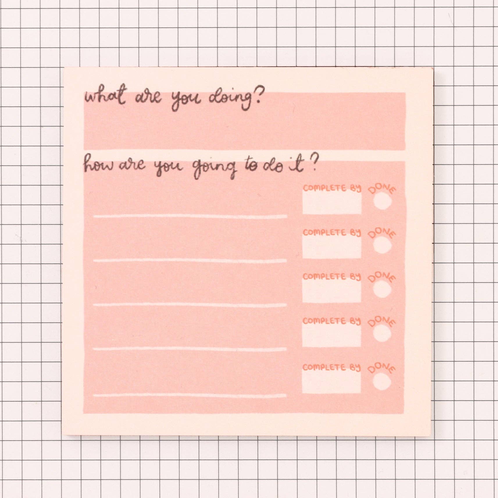 Memo pad - break it down