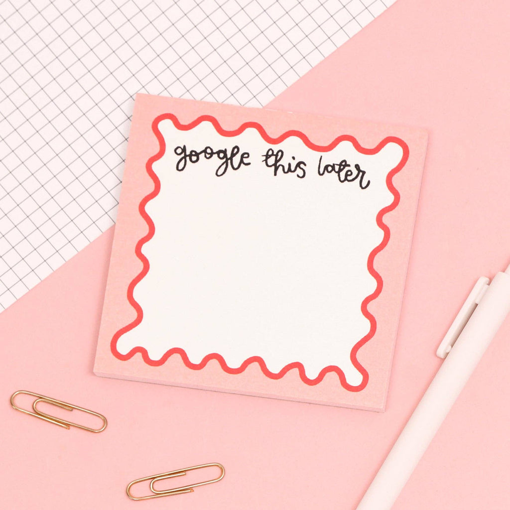 Memo pad - google this later