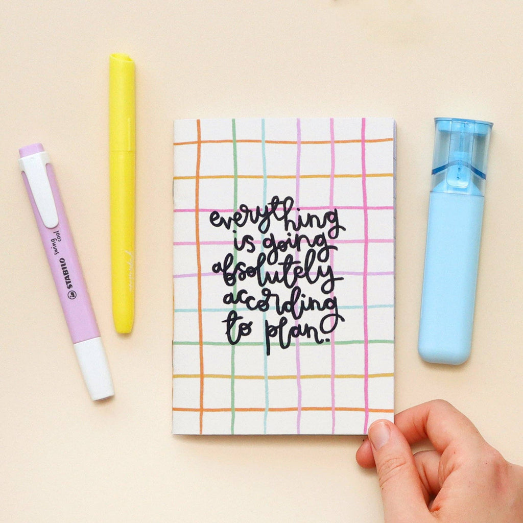 A6 notebook - everything is going according to plan