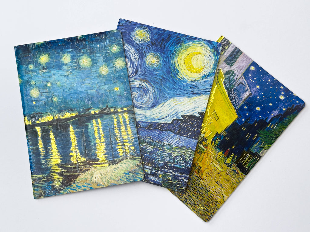 Vincent van Gogh Set of 3 Midi Notebooks