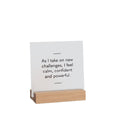 Positive Affirmation Card Pack for Men with Wooden Holder