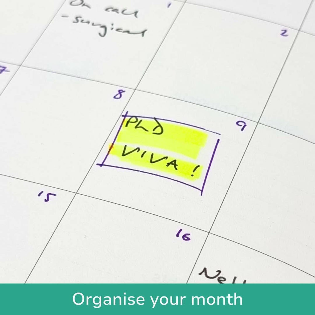 Undated Yearly Productivity Planner - Green