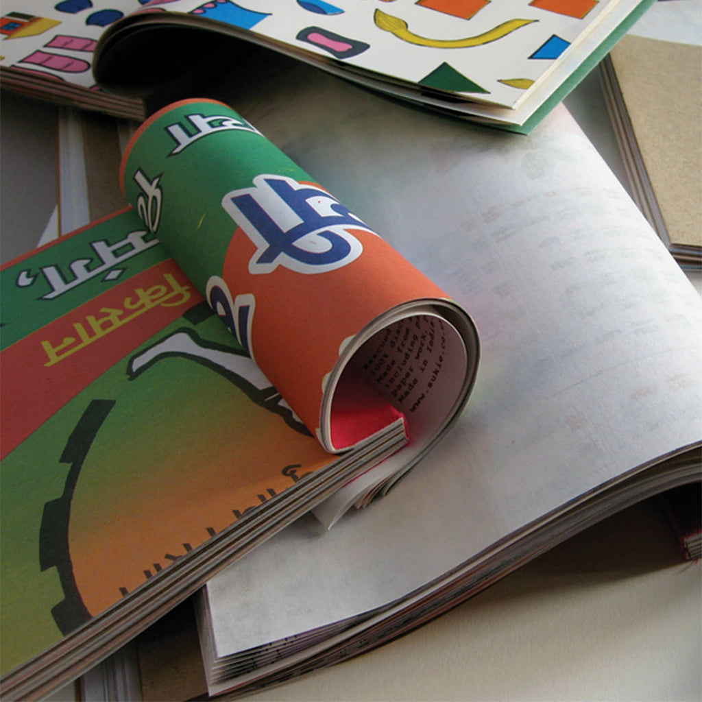 Small Rescued Paper Notebook In Assorted Colours