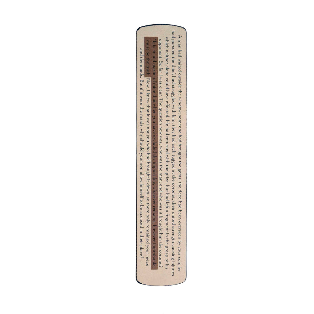 Sherlock Holmes PU Bookmark