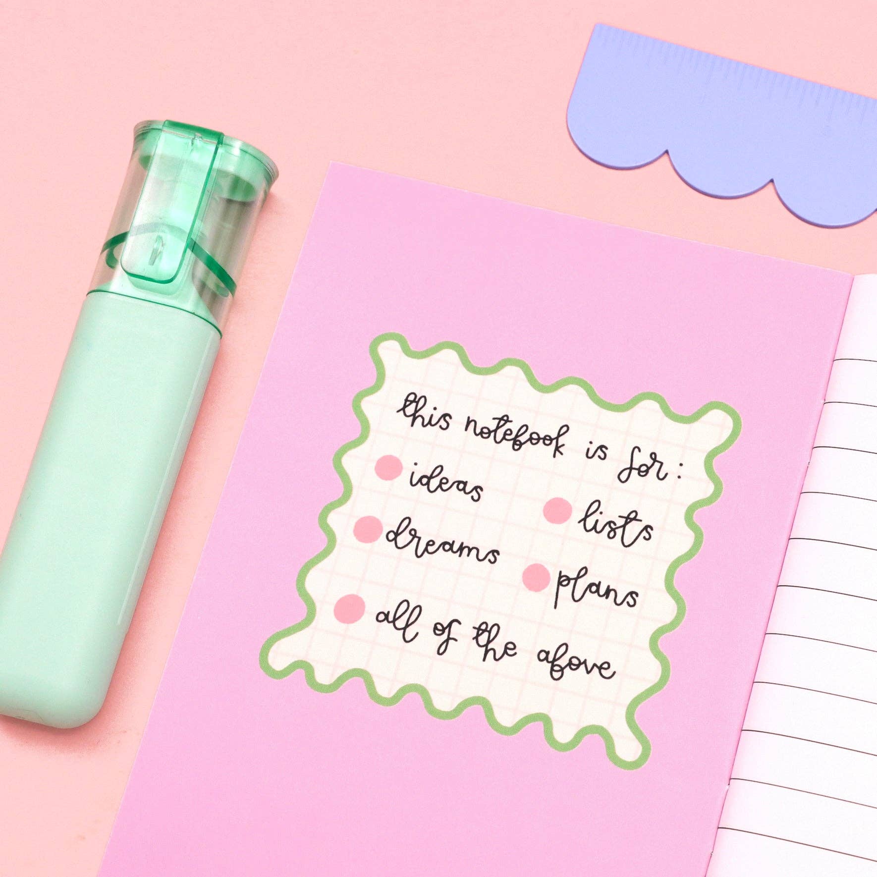 A6 notebook - everything is going according to plan