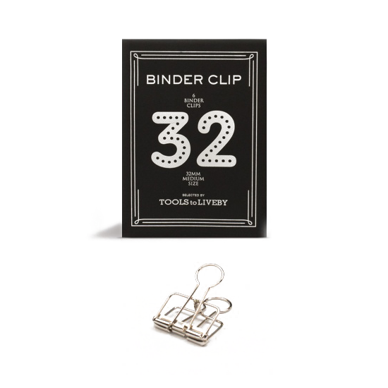 Tools to Live By - 32mm Paper Clips Gold