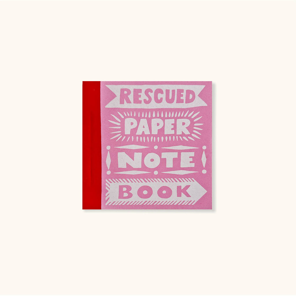 Small Rescued Paper Notebook In Assorted Colours