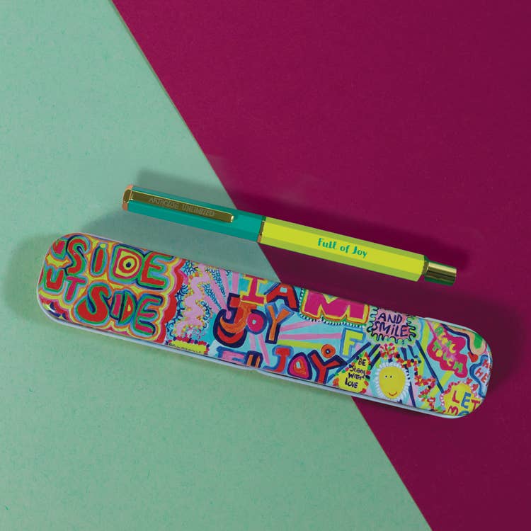 Arthouse Unlimited- Pen in Tin - FULL OF JOY