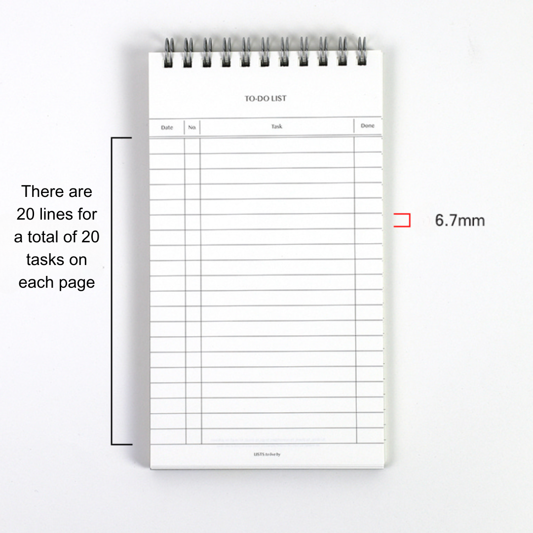 Paperian Lists To Live By [To-Do List Notebook]
