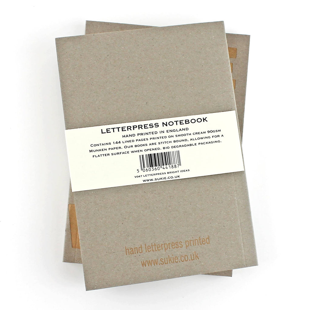 Letterpress Notebook Epic Ideas