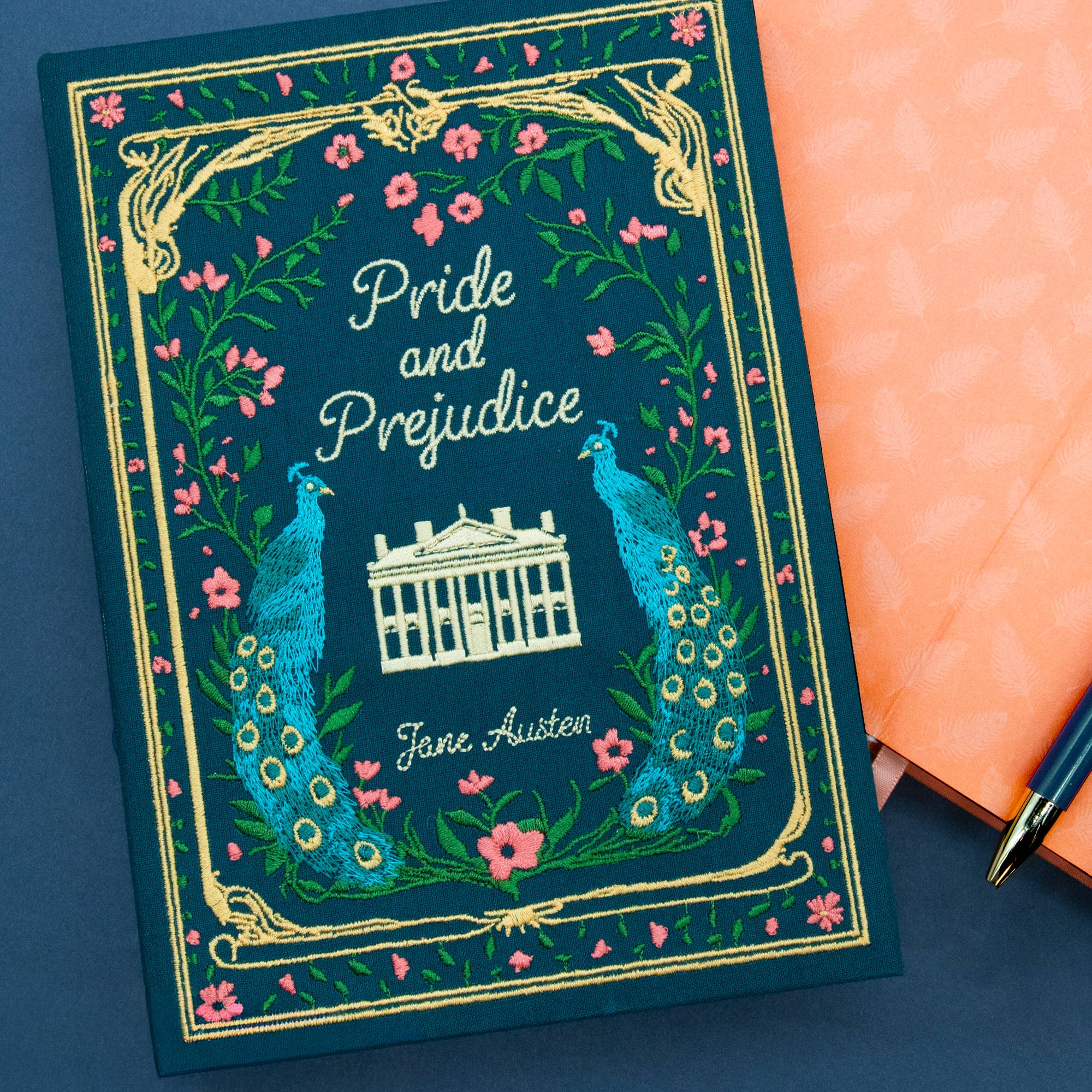 The Reading Room Pride & Prejudice Embroidered A5 Journal