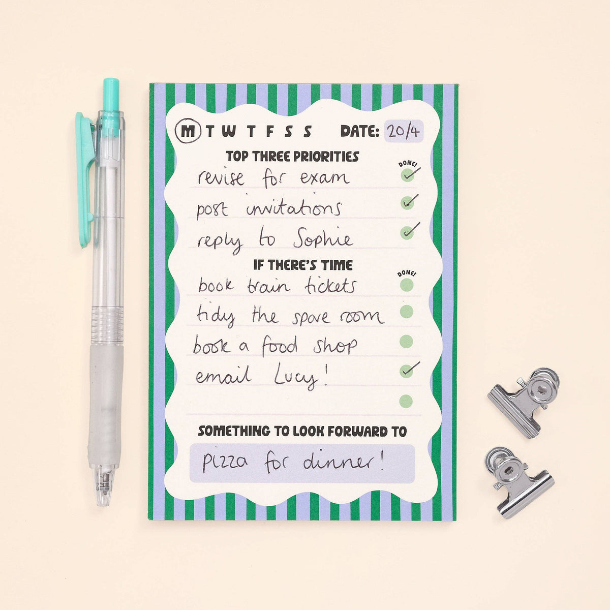 A6 Notepad - Daily Planner