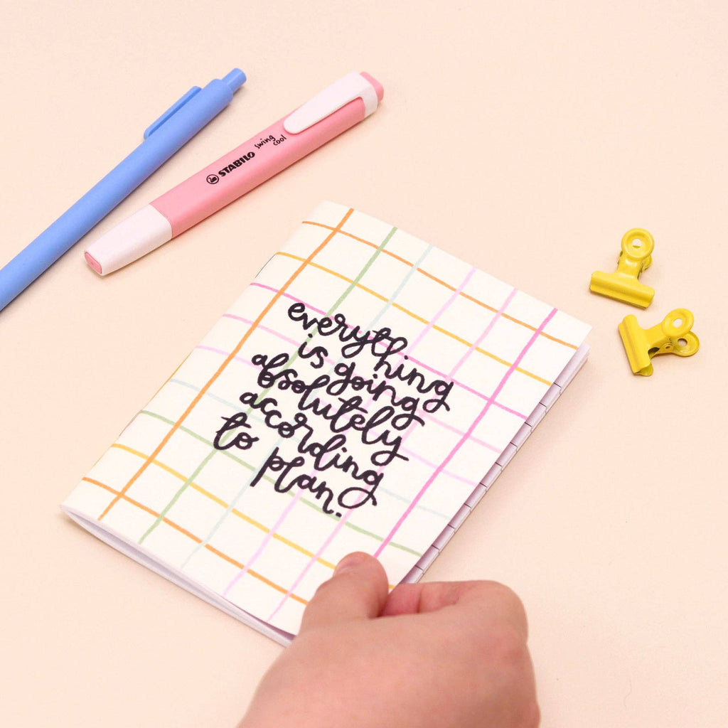 A6 notebook - everything is going according to plan