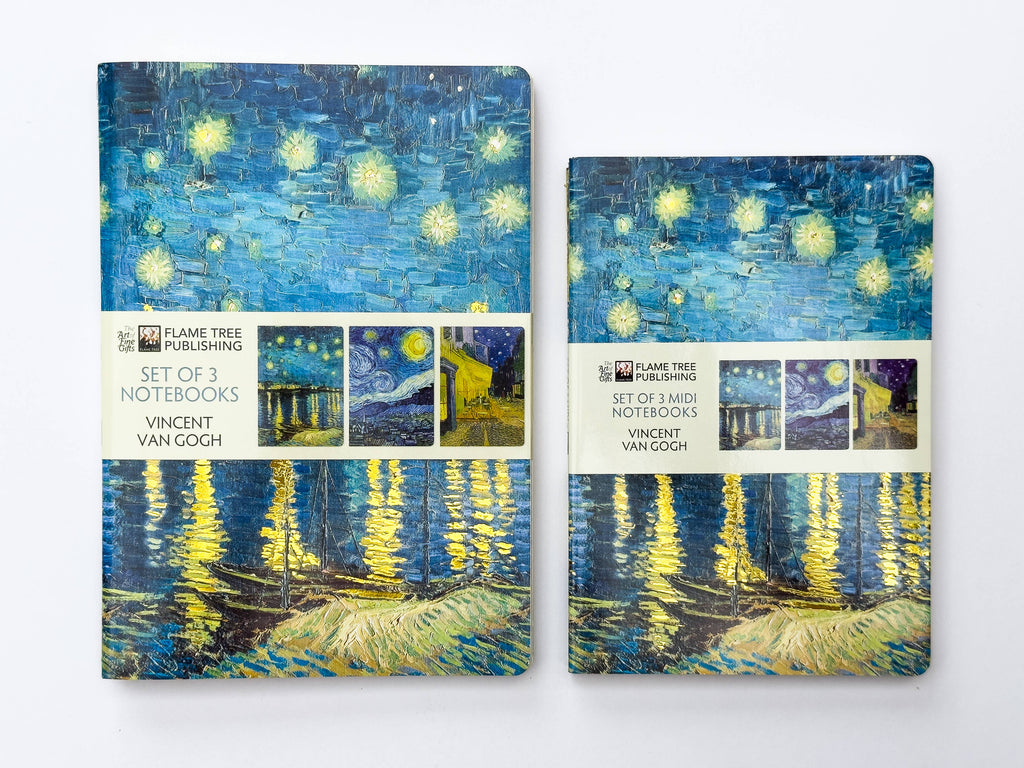 Vincent van Gogh Set of 3 Midi Notebooks