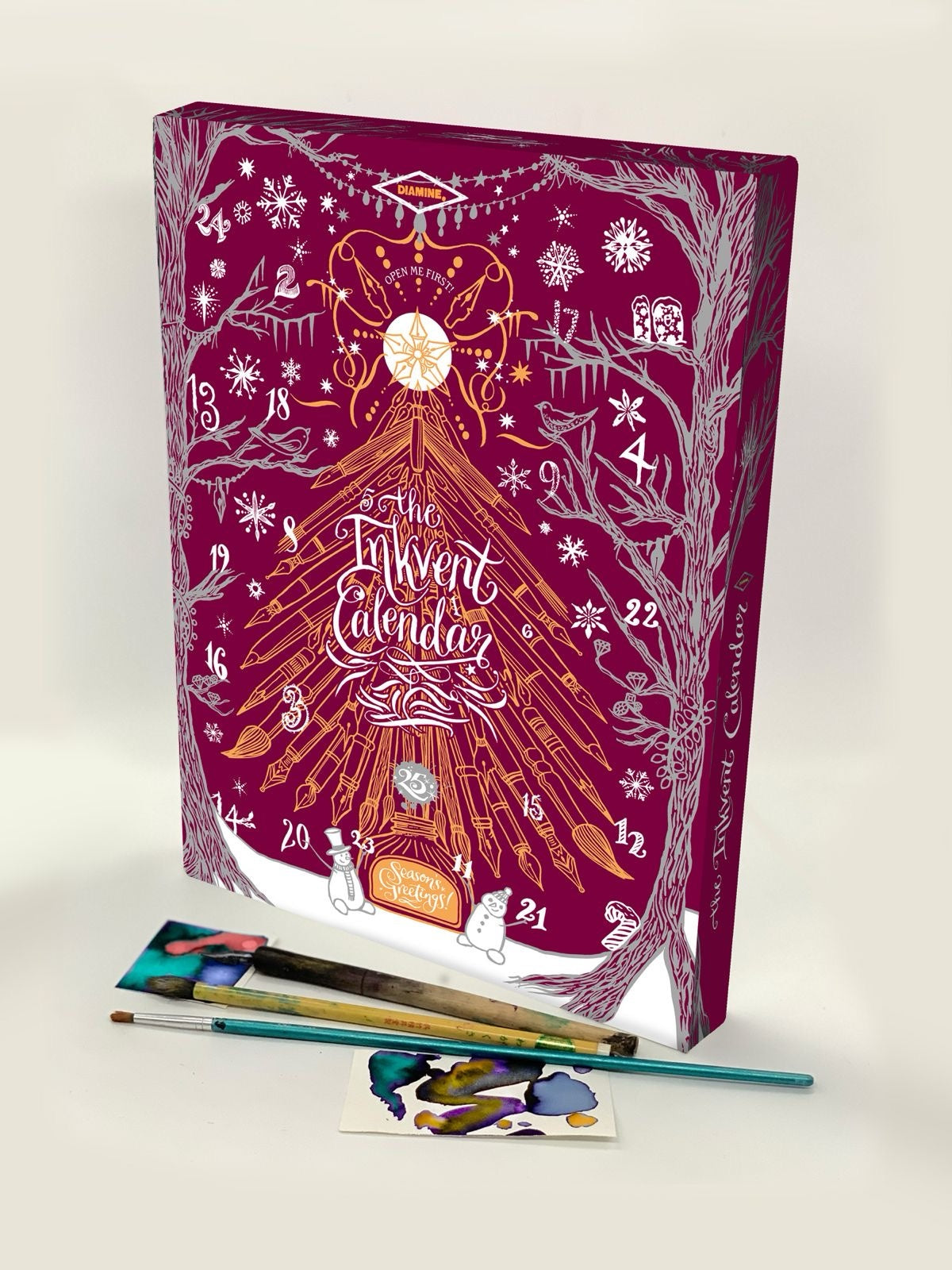 Pre-Order - Diamine Invent Calendar Burgundy 2026