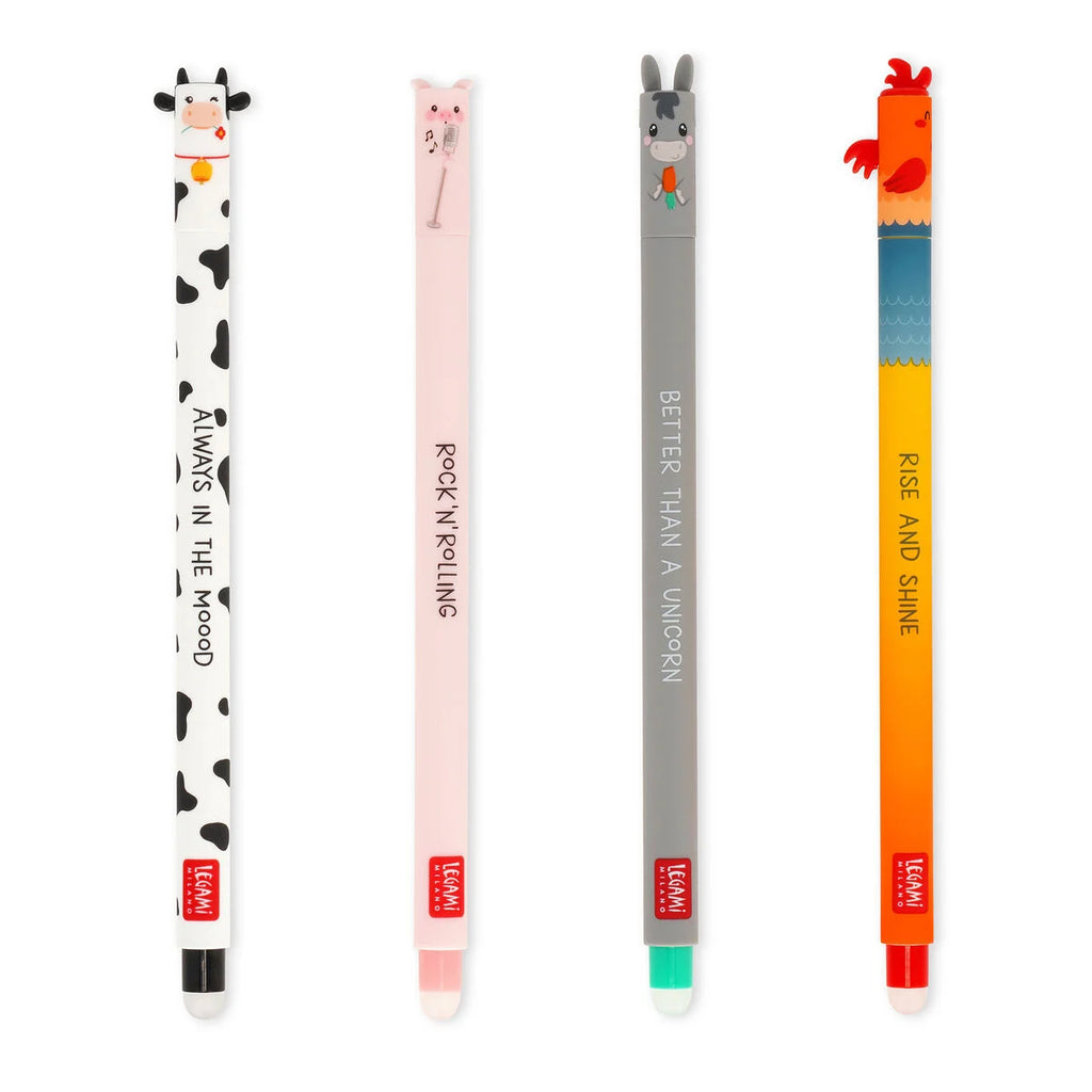 Legami Erasable Pens Farm Set