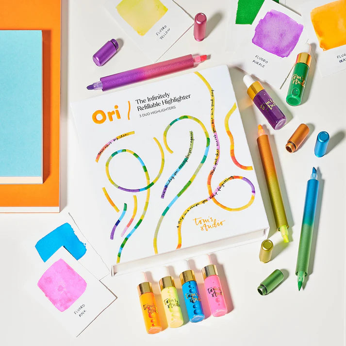 Ori Highlighter 3 Pen Set - Tom's Studio