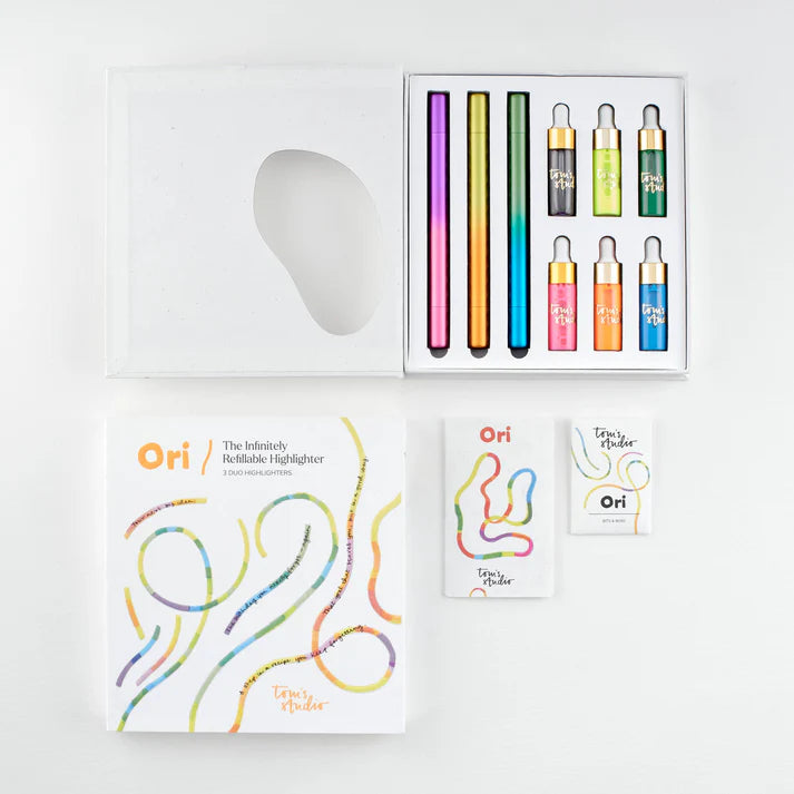 Ori Highlighter 3 Pen Set - Tom's Studio
