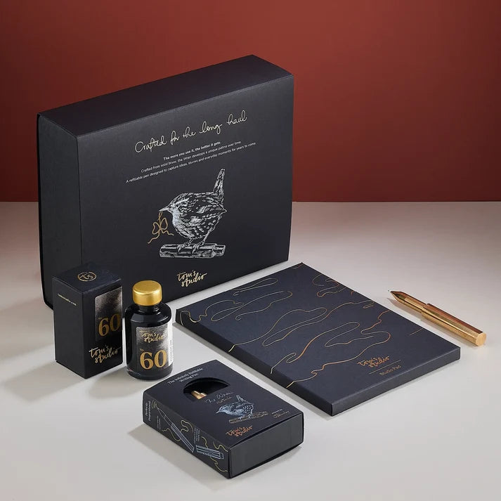 Brass Wren Pen Gift Set - Tom's Studio