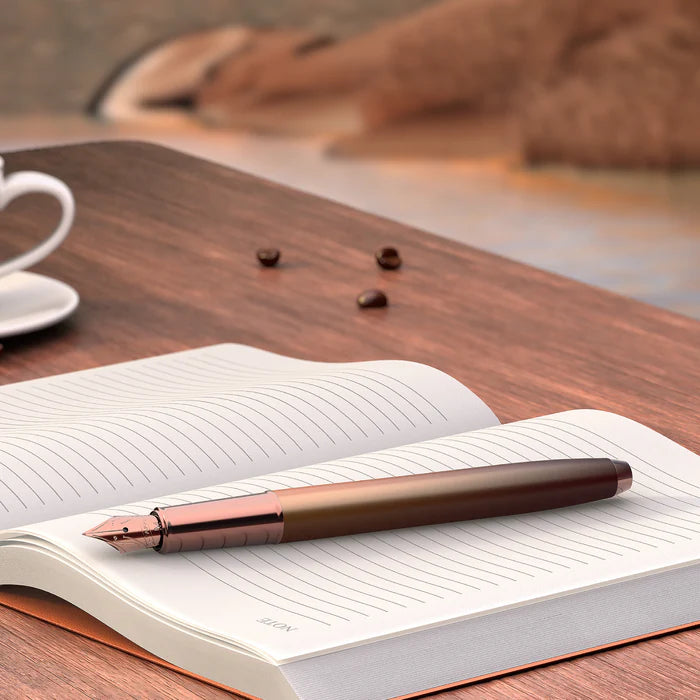 Sheaffer 100 Coffee Edition Fountain Pen Gift set (with Coffee Scented Ink)