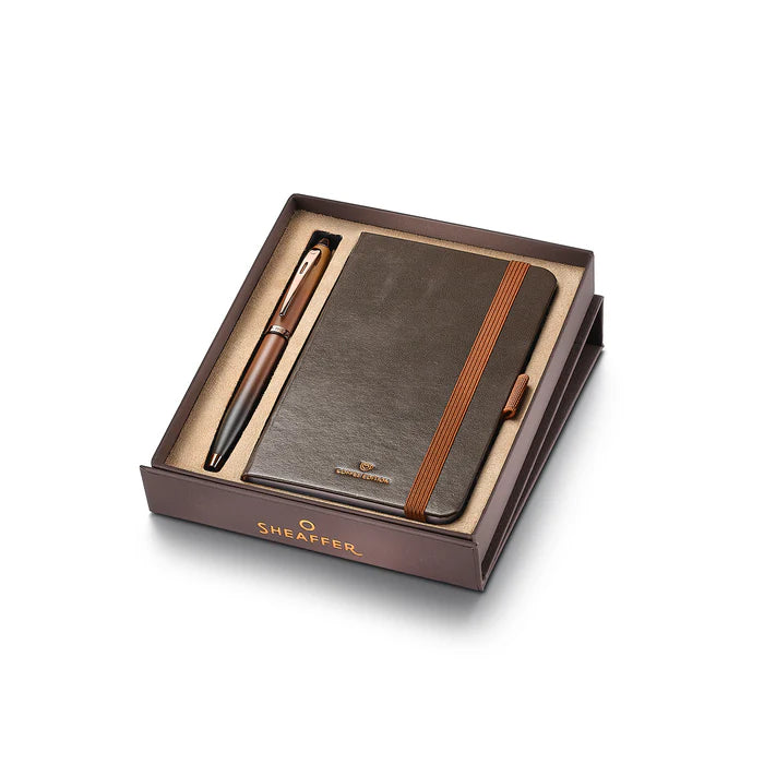 Sheaffer 100 Ballpoint Pen gift set with journal