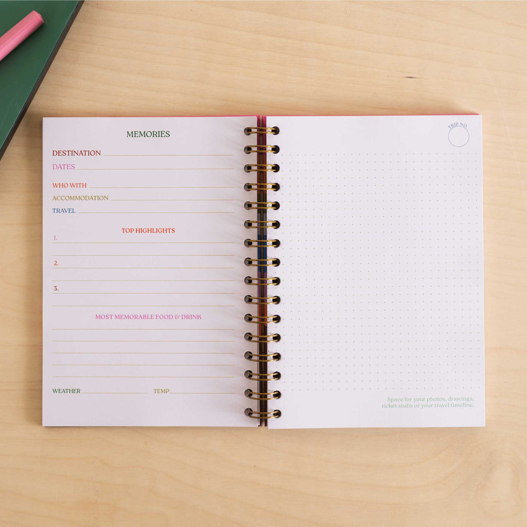 A5 Trips & Travel Memories Journal | Hardcover