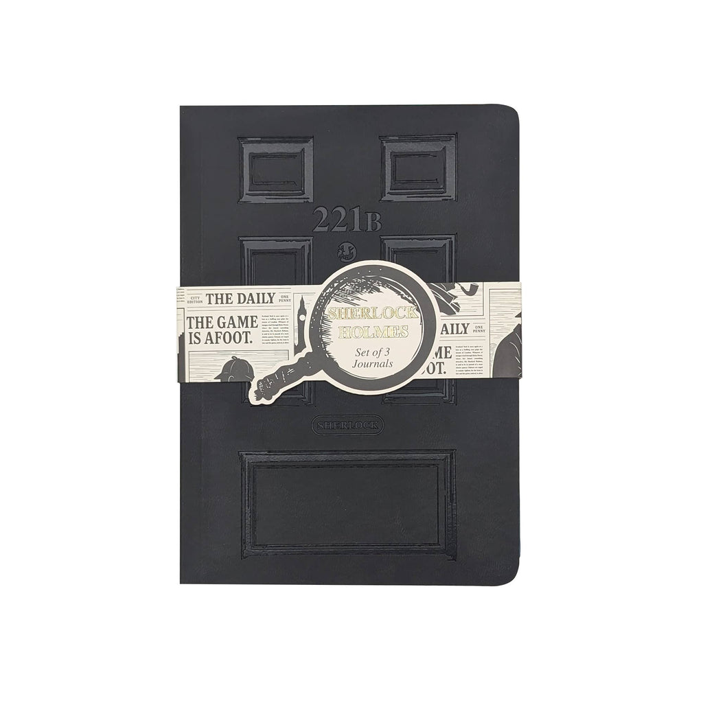 The Reading Room Sherlock Holmes 3x B6 PU Notebooks