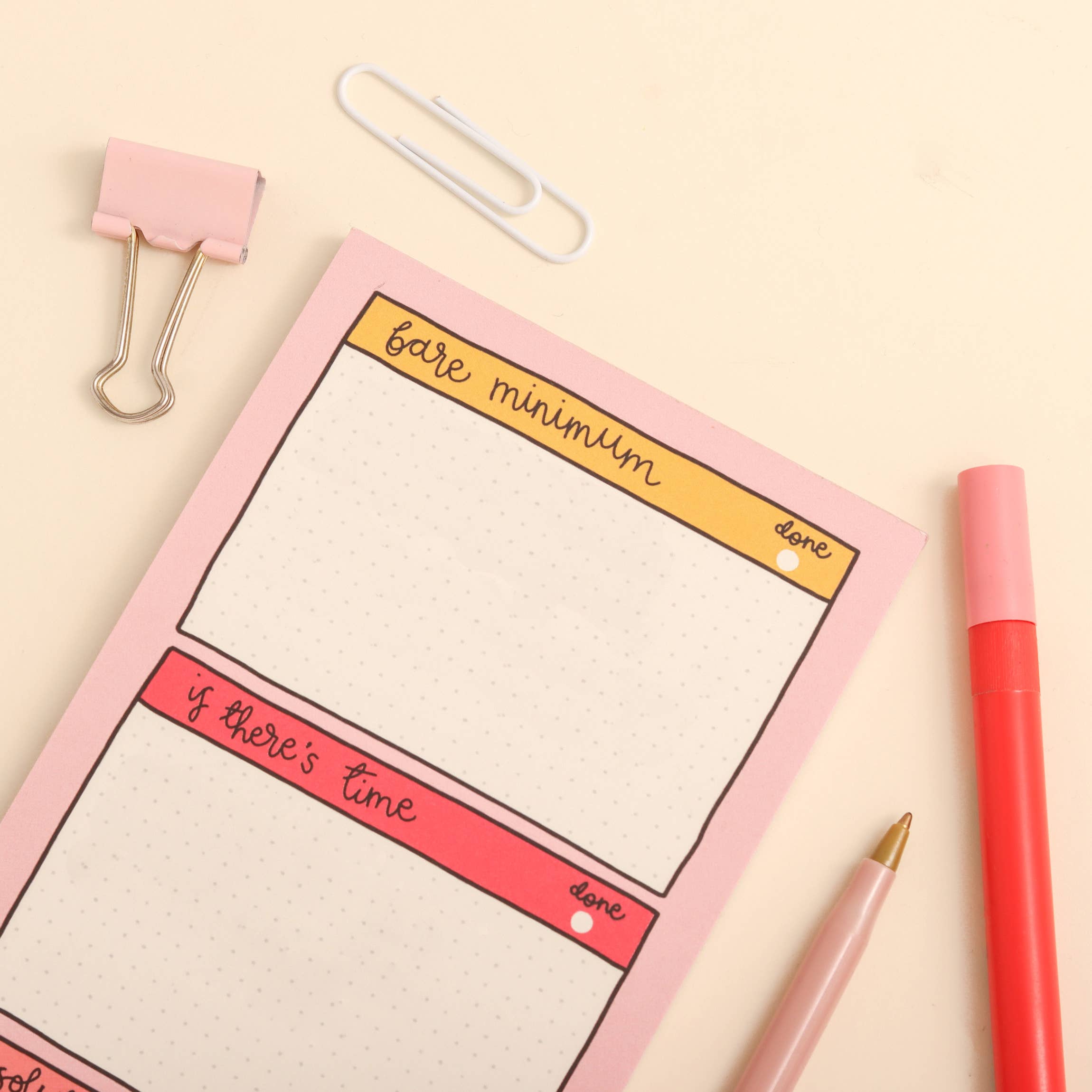 To do list - top priorities