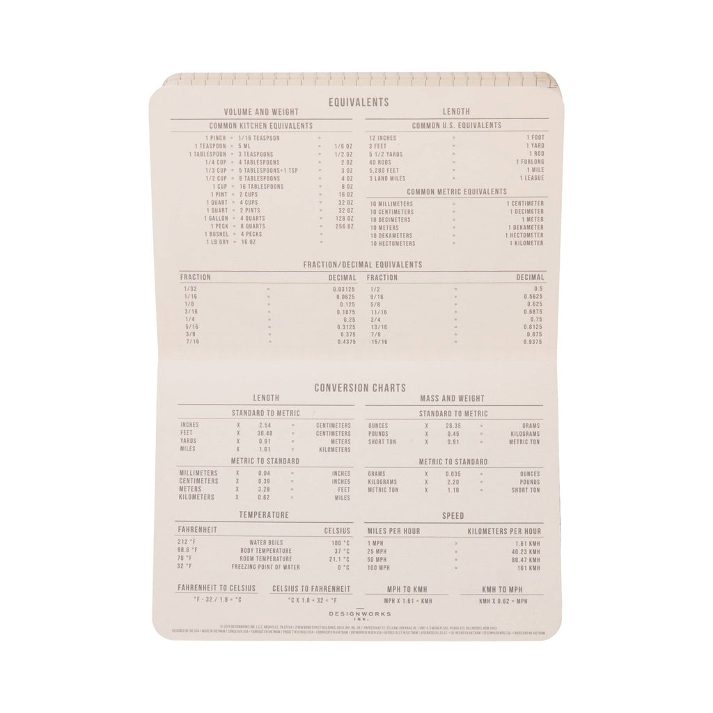 Standard Issue Pocket Journal - Army Green + Chili