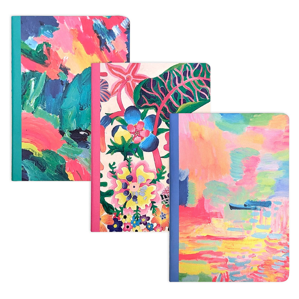 Arthouse Unlimited Set of 3 A6 Notebooks - Colour Sugar