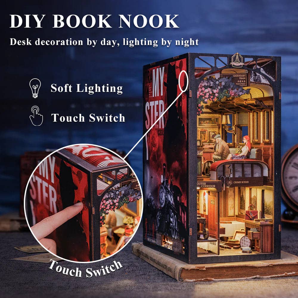 Mystery Train Case - Book Nook