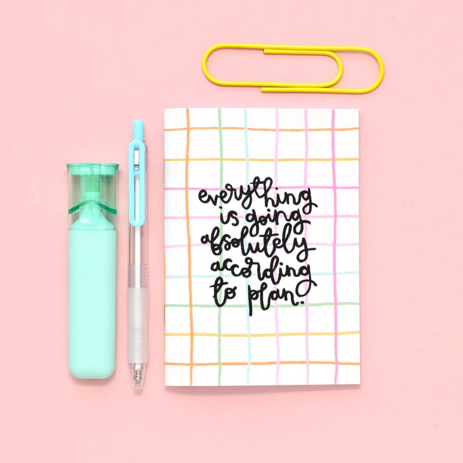 A6 notebook - everything is going according to plan