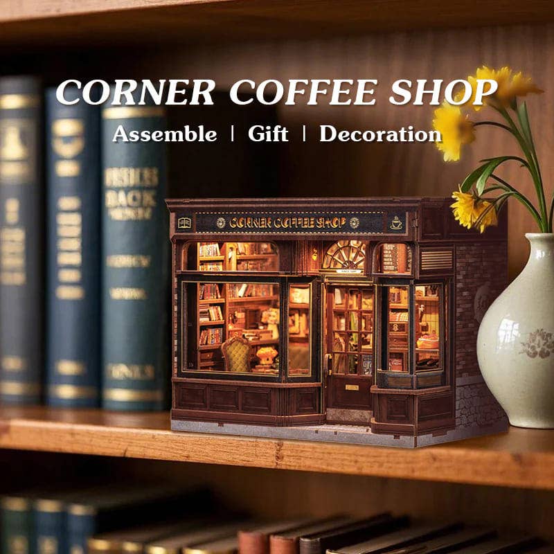 Corner Coffee Shop - Book Nook
