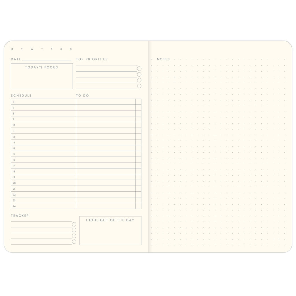 Colourology Undated Daily Planner A5 - Energy