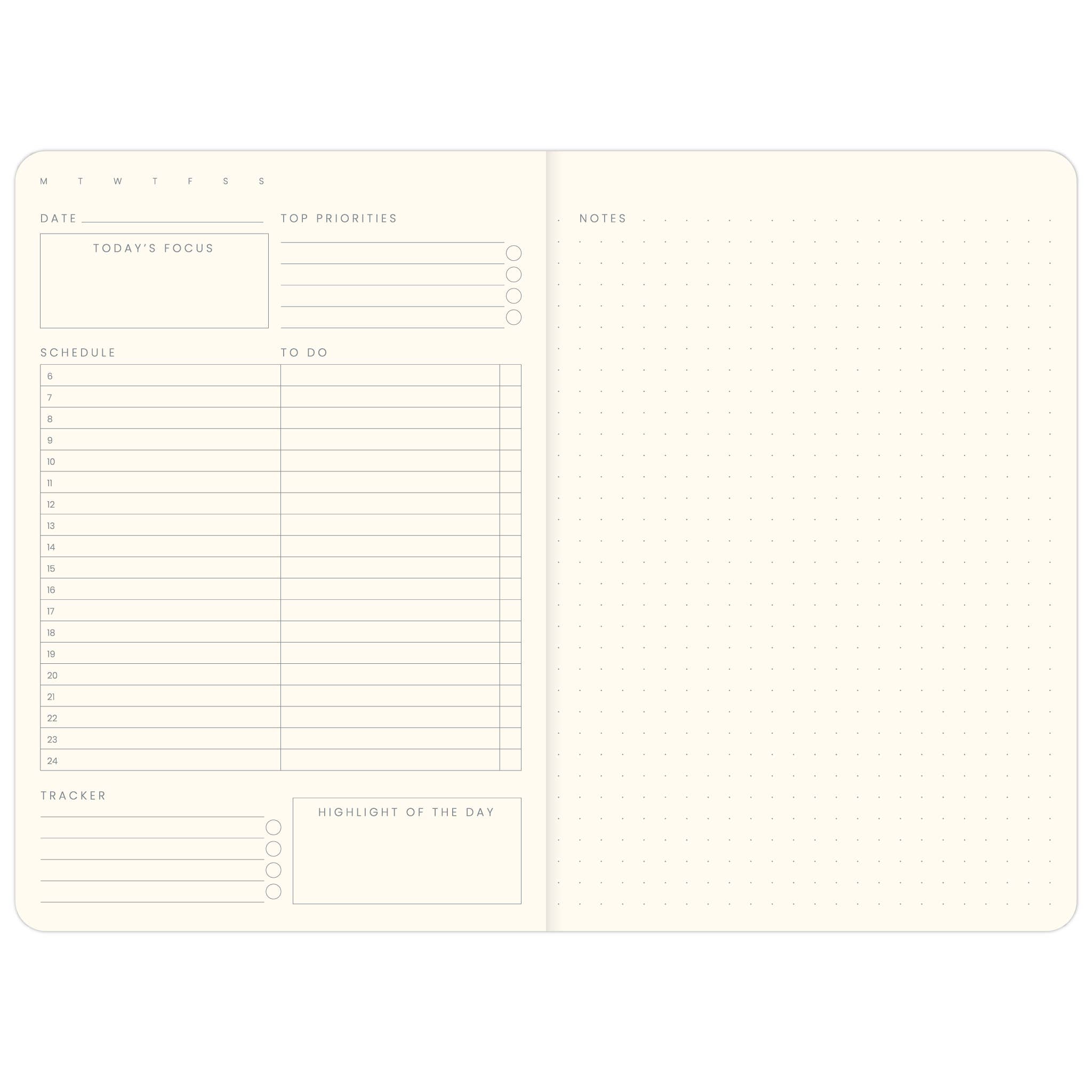 Colourology Undated Daily Planner A5- Strength