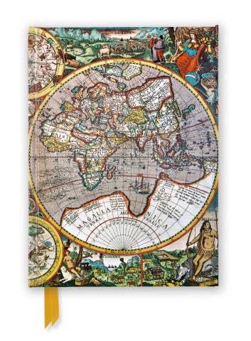 Pieter Van den Keere: Antique Map (Foiled Journal)