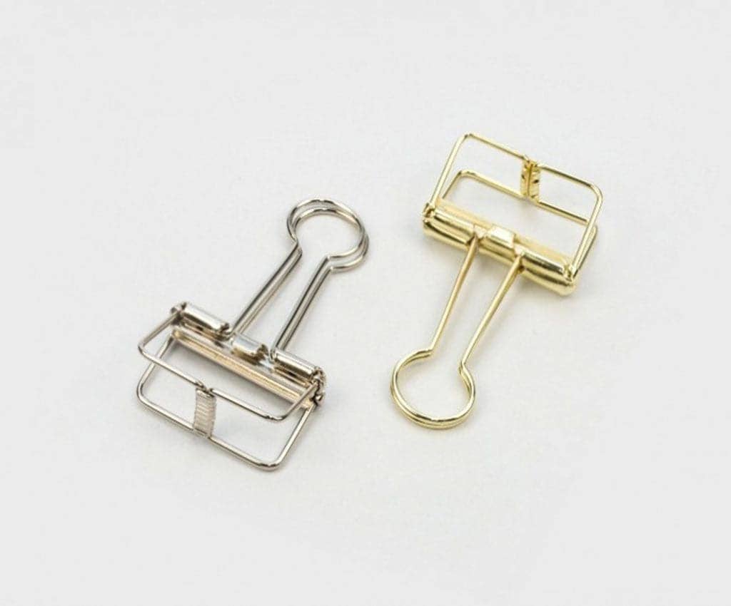 Tools to Live By - 32mm Paper Clips Gold