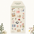 Floral Letters Journal Stickers - Letter Writing V2